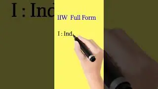 I.I.W  Full form  |  Full form of IIW  | #fullform