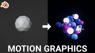 3D Motion Graphics in Blender | Geometry nodes