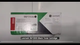Lexmark 56F3000 Black Toner Cartridge    #lexmark   #toner