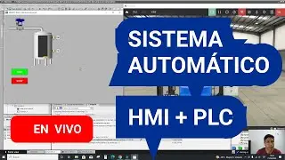 SISTEMA DE LLENADO AUTOMÁTICO  CON PLC + HMI EN TIA PORTAL