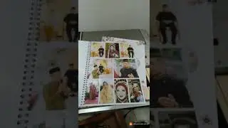 Album kolase foto model grid