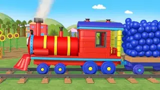 Learn Colors With Balls — Learning & Education For Toddlers — Olly the train