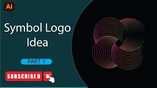 lineart | Symbol logo In Adobe Illustrator part1 | Easy  | Tutorial |beginner