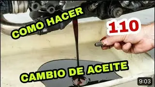 🛑 Como cambiar el aceite Gilera smash 110