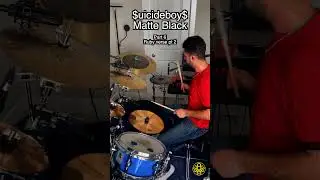 (P6) MATTE BLACK $UICIDEBOY$ DRUM COVER 