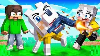 Sono DIVENTATO un CUCCIOLO di CANE con le ARMI in Minecraft!