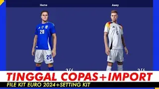 PES 2021 Patch Euro 2024 Kit PS4 PS5 PC Cara Instal Versi 2 (Tinggal Import Saja)