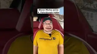 Wenn Micha seine 4. Fahrstunde hätte😂🚘 | Flashisan #shorts
