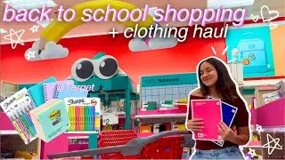 come back to school shopping with me | 2024 supplies & clothing haul