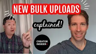 MORE ON: New YouTube Studio Bulk Uploads!