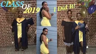I Graduated!! Class Of 2019 👩🏽‍🎓💙💛 // Anna Kate Vlogs