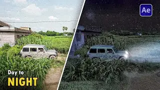 Turn Day into Night in After Effects | INSANE VFX Editing Tutorial (Easy & Realistic)