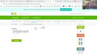 Basic Integer practice on IXL