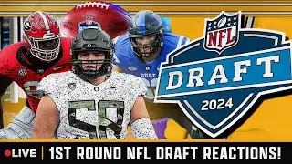 2024 NFL Draft 1st Round LIVE REACTIONS 
