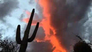 Magical clouds over the Sedona Desert