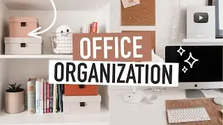 OFFICE ORGANIZATION | tips & ideas for home desk setup