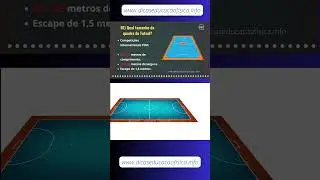 Quadra de Futsal Internacional Oficial 