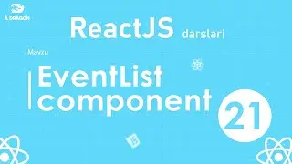021.EventList Component | React o'zbek tilida | React Darslari