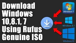 Download Windows 10, 7 or 8.1 Using Rufus  Genuine ISO | 2021