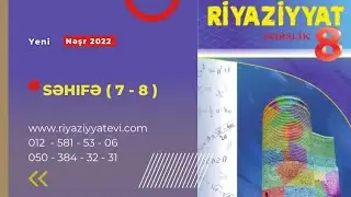8 ci sinif riyaziyyat kitabı (seh 7; 8) Kvadrat kök.Hesabi kvadrat kök