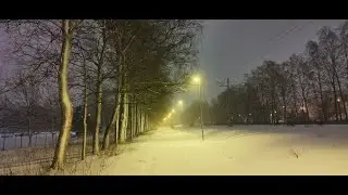 Расслабляющая метель для сна. Зимняя вьюга. / Winter Ambience for Sleeping. Snowfall and Gentle Wind