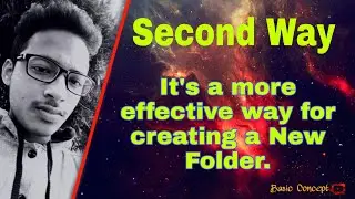 How to create a New Folder using Shortcut Key.