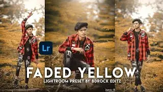 Faded Yellow Tone lightroom preset || Lightroom preset free || Adobe lightroom mobile preset 2022