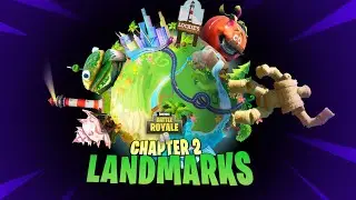 ALL 64 Landmark Locations in FORTNITE CHAPTER 2 (Secret Spots & Easter Eggs Showcase)