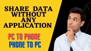 How to transfer data between phone and pc without any application@Techguiderge