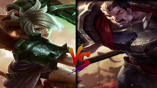RIVEN VS DARIUS IN BARON LANE SEASON 8 (RUNE&BUILD)