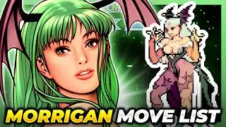 MORRIGAN MOVE LIST - Capcom vs. SNK 2: Mark of  the Millenium 2001 (CVS2)