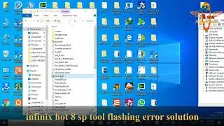 Infinix hot 8 sp tool flashing error solve