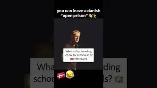 the #hyggelig #openprison of #denmark 😂🇩🇰 #conradmolden #comedy #standupcomedy #danmark