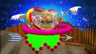 happy birthday my friend  green screen effects    Happy Birthday Animation