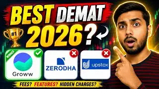 I Compared Groww, Zerodha & Upstox — The Winner SHOCKED Me! 😱