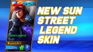 New Sun Street Legend Skin | Skill FX Preview