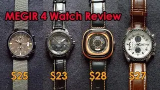 $27 MEGIR 4 Watch Review Inexpensive Chronograph