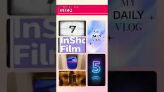 Introducing InShot's diverse collection of materials, intro, transitions, overlays and more!🎬🌟