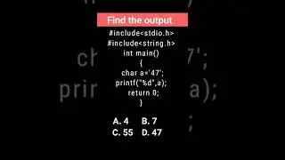 Find the output #shorts