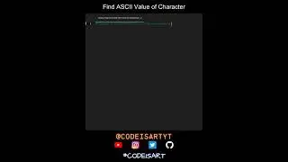 Find ASCII Value of Character in Python | Python Examples | Python Coding Tutorial | PythonInterview