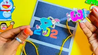 DIY Happy New Year greeting card 2024 💌 | New Year Card Kaise Banaye ? @Crafts-to-craft