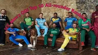 Top 10 best All-rounder in ODI 2021. ICC ODI All-rounder Ranking 2021