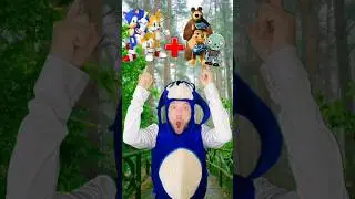 Sonic and Tails + Chase and Masha and Bear Zombie = Sonic Animation