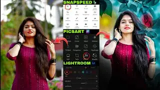 snapspeed editing ll PicsArt editing ll Lightroom editing ll girl editing photo 