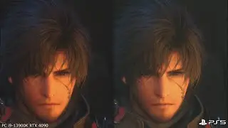 Final Fantasy XVI - PC Ultra Max Settings (RTX 4090) vs PS5 Graphics Comparison [4K60HD]