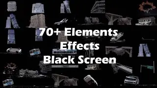 Destruction Full Pack  70+ Elements | Black Screen | 4K | Free Download | 2024