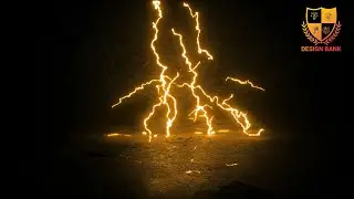 ID #1411 - Lightning Fire Logo Animation Intro Reveal - Design Bank Logo Animation