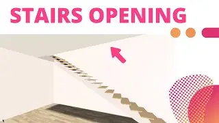 How to build staircase opening in Room Planner - Tutorial