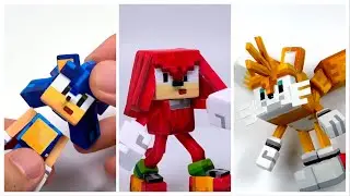 Making Minecraft X Sonic - Add on / Sonic, Knuckles, Tails [kiArt]