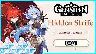 Hidden Strife Event Guide & Gameplay Speedrun Day 1 (ENG) ‡ Genshin Impact ‡